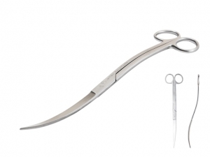 S-Scissors 25cm - nożyczki w kształcie fali