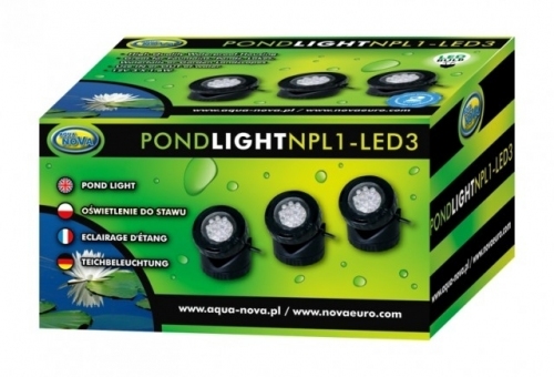 WODOODPORNA LAMPA LED  3x1,6W 12V