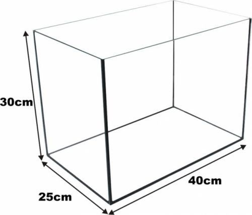 AKWARIUM 40X25X30 AptiGlass