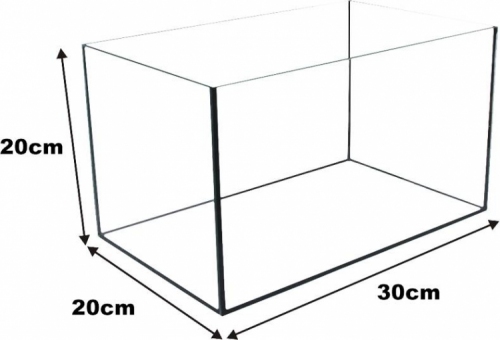 AKWARIUM 30x20x20 GlassMax