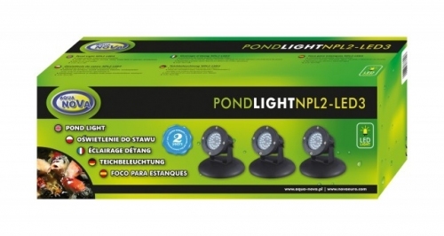 WODOODPORNA LAMPA LED 3X2,2W 12V