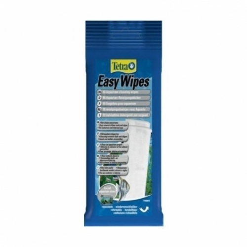 Tetra EasyWipes 10 pcs-Chusteczki do czyszczenia elementów wyposażenia akwariów tropikalnych i morskich